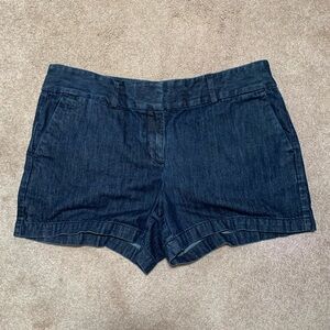 Ann Taylor LOFT blue jean shorts. Size 8.